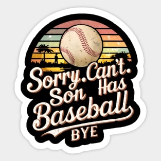 Boy mama baseball Sticker